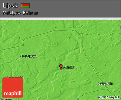 Political 3D Map of Lipsk