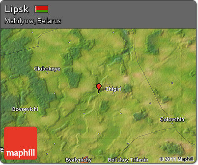 Satellite Map of Lipsk