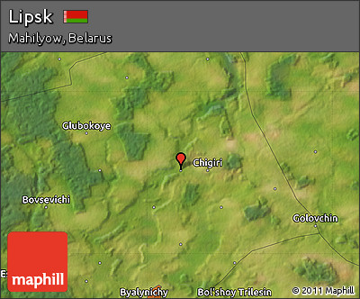 Satellite Map of Lipsk