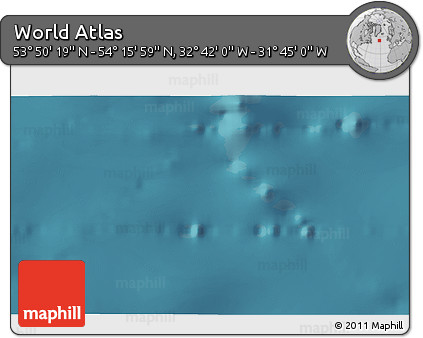 Satellite 3D Map of the Area around 54° 3' 9" N, 32° 13' 30" W