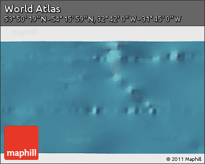 Satellite 3D Map of the Area around 54° 3' 9" N, 32° 13' 30" W