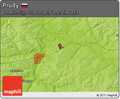 Physical 3D Map of Prudy