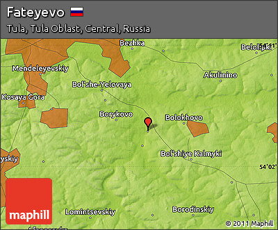 Physical Map of Fateyevo