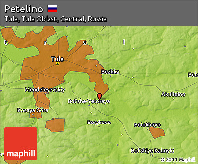 Physical Map of Petelino