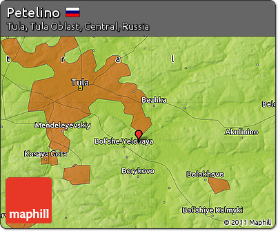 Physical Map of Petelino