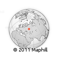 Outline Map of the Area around 54° 3' 9" N, 45° 58' 30" E, rectangular outline