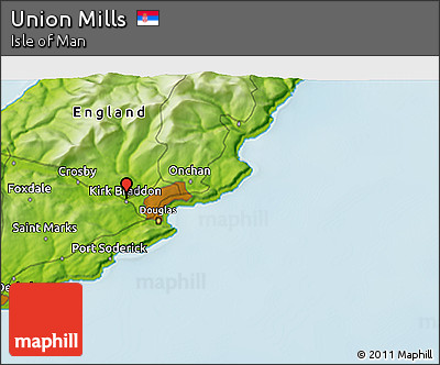 Physical 3D Map of Union Mills