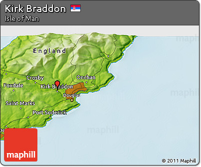 Physical 3D Map of Kirk Braddon