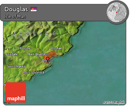Satellite Map of Douglas