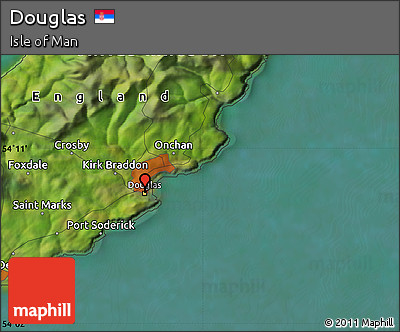 Satellite Map of Douglas