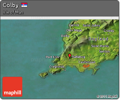 Satellite 3D Map of Colby