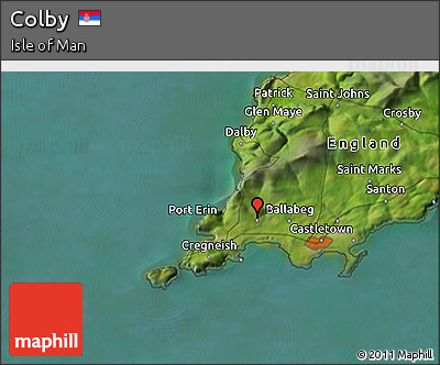 Satellite 3D Map of Colby