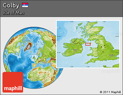 Physical Location Map of Colby