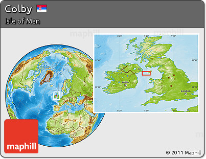 Physical Location Map of Colby