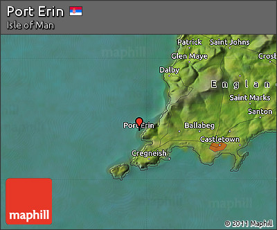 Satellite Map of Port Erin