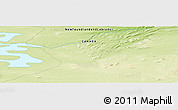 Physical Panoramic Map of the area around 54° 3' 9" N, 62° 49' 30" W