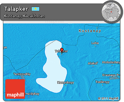 Political 3D Map of Talapker