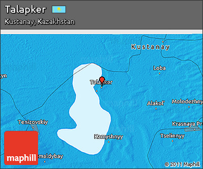 Political 3D Map of Talapker