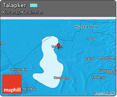 Political 3D Map of Talapker