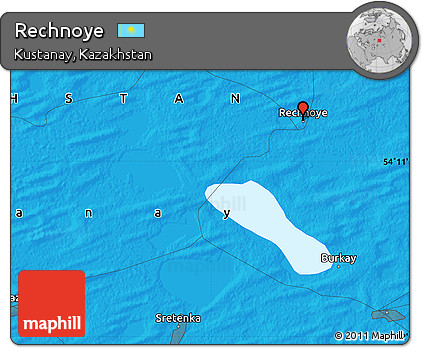 Political Map of Rechnoye