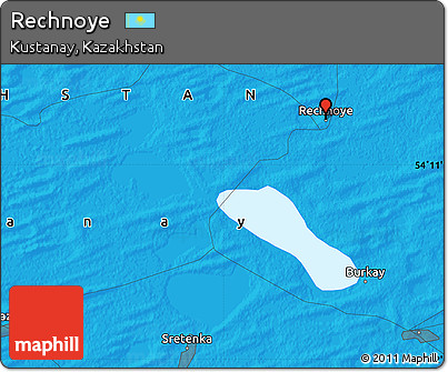Political Map of Rechnoye