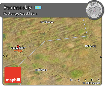 Satellite Map of Baumanskiy