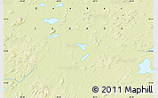 Physical Map of the area around 54° 3' 9" N, 69° 37' 30" W