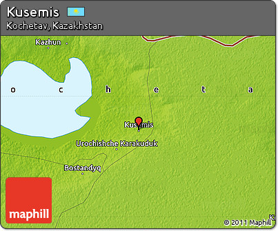 Physical Map of Kusemis
