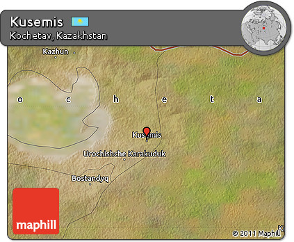 Satellite Map of Kusemis