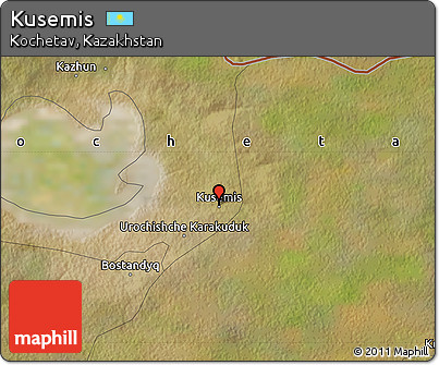 Satellite Map of Kusemis