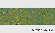 Satellite Panoramic Map of the area around 54° 3' 9" N, 72° 10' 30" W