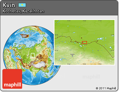 Physical Location Map of Kvin
