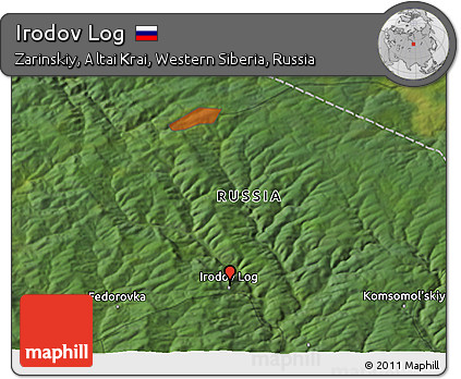 Satellite 3D Map of Irodov Log