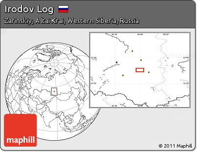 Blank Location Map of Irodov Log