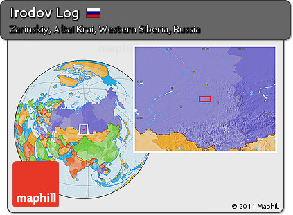 Political Location Map of Irodov Log