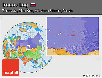 Political Location Map of Irodov Log