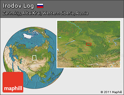 Satellite Location Map of Irodov Log
