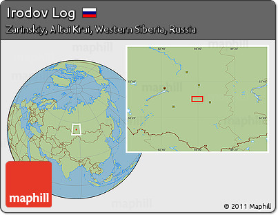 Savanna Style Location Map of Irodov Log