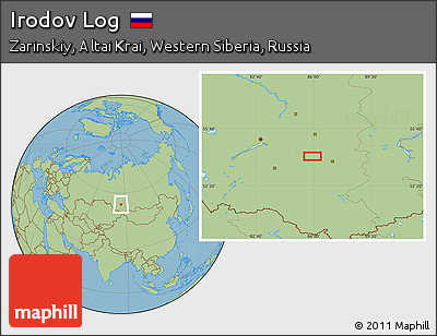 Savanna Style Location Map of Irodov Log