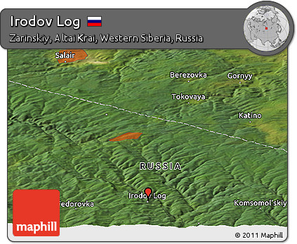 Satellite Panoramic Map of Irodov Log