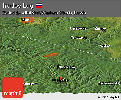Satellite Panoramic Map of Irodov Log