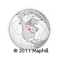 Outline Map of the Area around 54° 3' 9" N, 95° 7' 30" W, rectangular outline