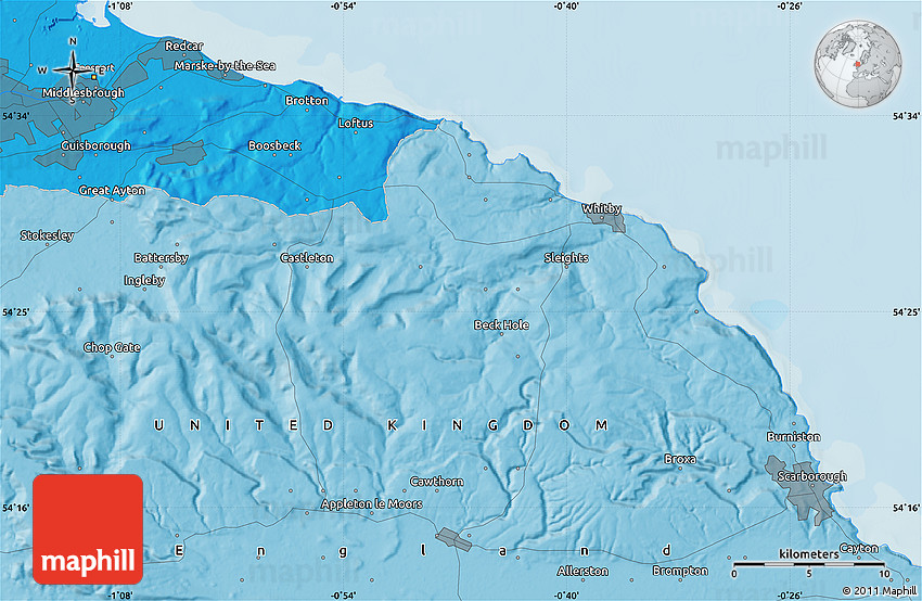 Political Map of Whitby
