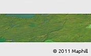 Satellite Panoramic Map of the area around 54° 26' 3" N, 100° 13' 29" W