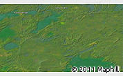 Satellite 3D Map of the area around 54° 26' 3" N, 101° 4' 29" W