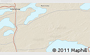 Shaded Relief 3D Map of the area around 54° 26' 3" N, 101° 4' 29" W