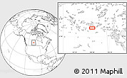 Blank Location Map of the area around 54° 26' 3" N, 104° 28' 29" W