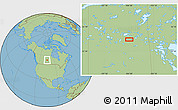 Savanna Style Location Map of the area around 54° 26' 3" N, 104° 28' 29" W