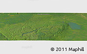 Satellite Panoramic Map of the area around 54° 26' 3" N, 104° 28' 29" W