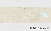 Shaded Relief Panoramic Map of the area around 54° 26' 3" N, 104° 28' 29" W